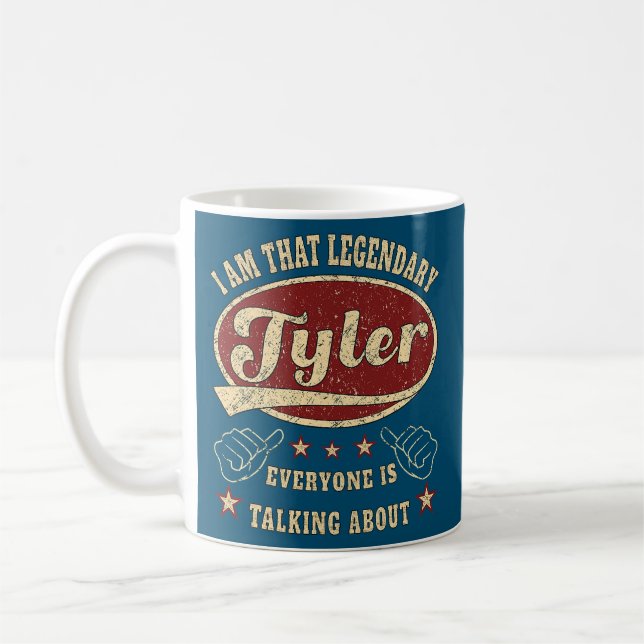 Mug Mens Tyler Je Suis Ce Tyler Légendaire (Gauche)