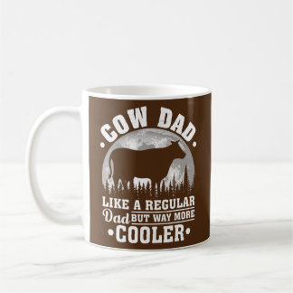 Mug Mens Vache Papa Comme Un Père Régulier Drôle Vache
