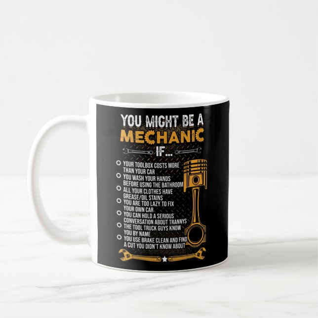 Mug Mens Vous Pourriez Être Un Mécanicien Si Vêtements (Gauche)