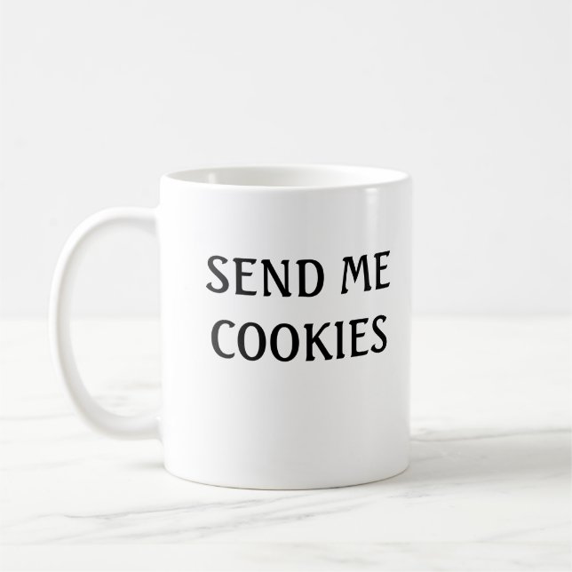 Mug M'envoyer des cookies (Gauche)
