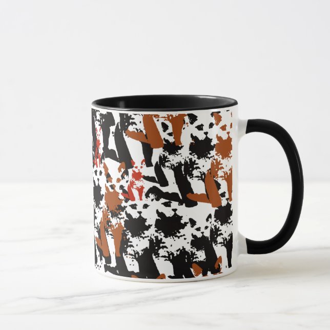 Mug meooow - motif de chats (Droite)