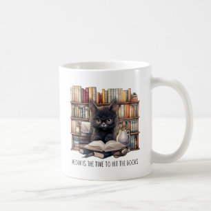 Mug Meow Est Le Moment De Toucher Les Livres