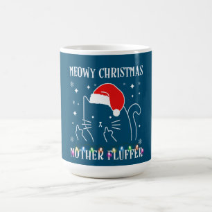 Mug Meowa Catmas Mère Fluffer Funny Chat Noël