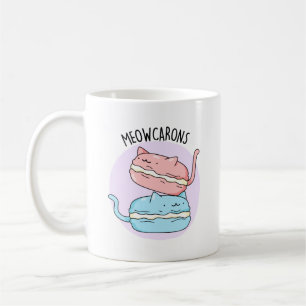 Mug Meowcarons amusant Macaron Pun