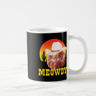 Mug Meowdy ! Funny Country Music Chat Cowboy Casquette