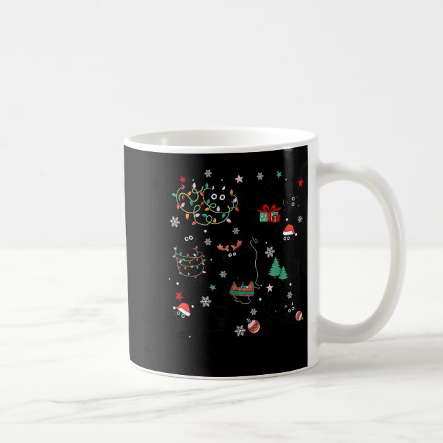 Mug Meowy Catmas Cat Christmas Cute Kitten Cats Santa  (Droite)