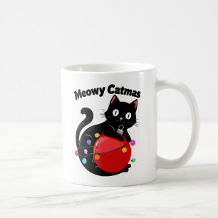 Mug Meowy Catmas - Chat avec ornement de Noël