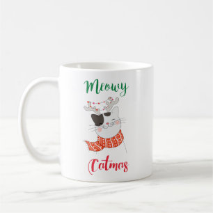 Mug Meowy Catmas, Joyeux Noël au chat