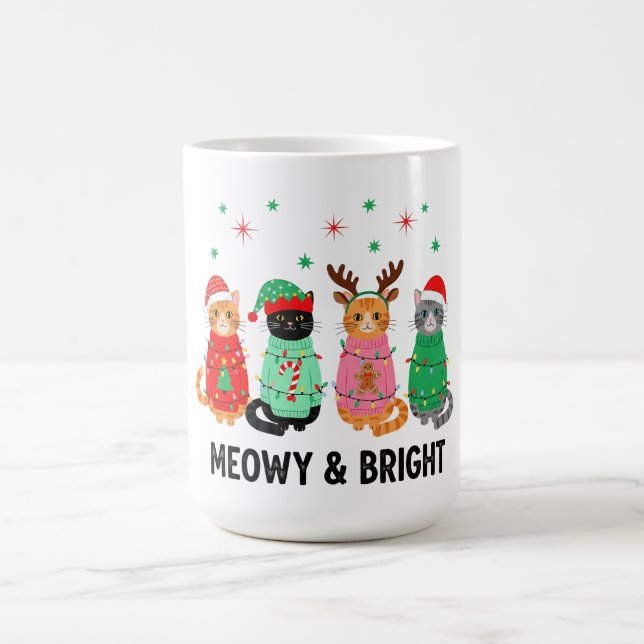 Mug Meowy Christmas Cat (Centre)