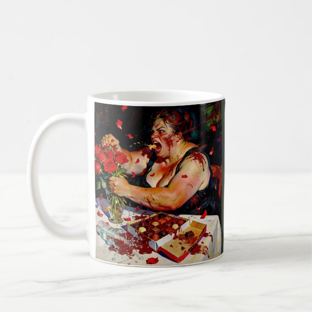 Mug Mépris pour les roses rouges – Un portrait de colè (Gauche)