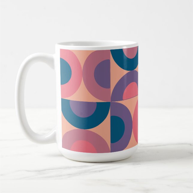 Mug Mer De Corail Moderne Du Milieu Du Siècle (Gauche)