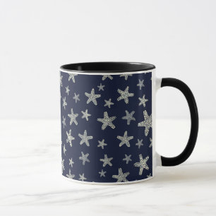 Mug Mer de motif d'étoiles de mer