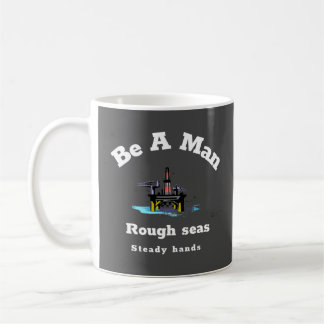Mug mer, mer agitée, main ferme T-shirt