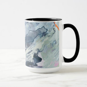 Mug Mer polyphonique - Bleu
