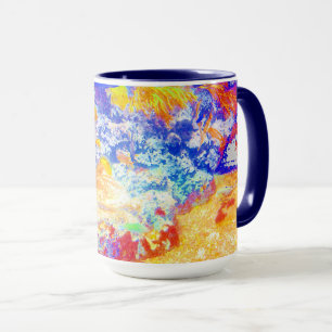 Mug Mer tropicale Récif corallien coloré Océan bleu pr