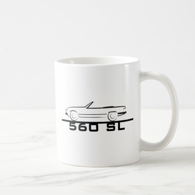 Mug Mercedes 560 SL Type 107 (Droite)
