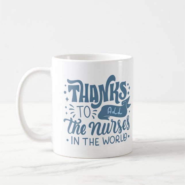 MUG MERCI À TOUS LES INFIRMIERS DU MONDE (Gauche)