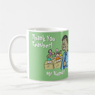 Mug Merci à un enseignant asiatique