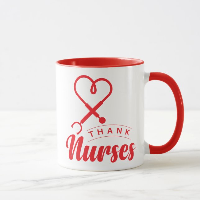 Mug Merci aux infirmières (Droite)