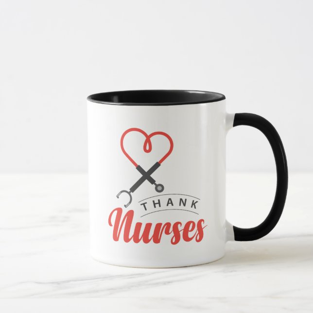 Mug Merci aux infirmières (Droite)