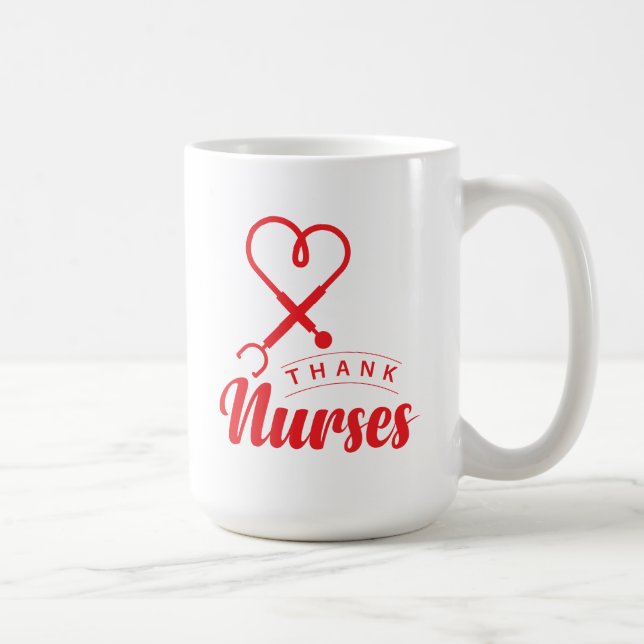 Mug Merci aux infirmières (Droite)