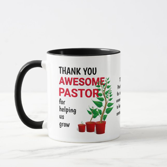Mug Merci Awesome PASTOR Appréciation (Gauche)
