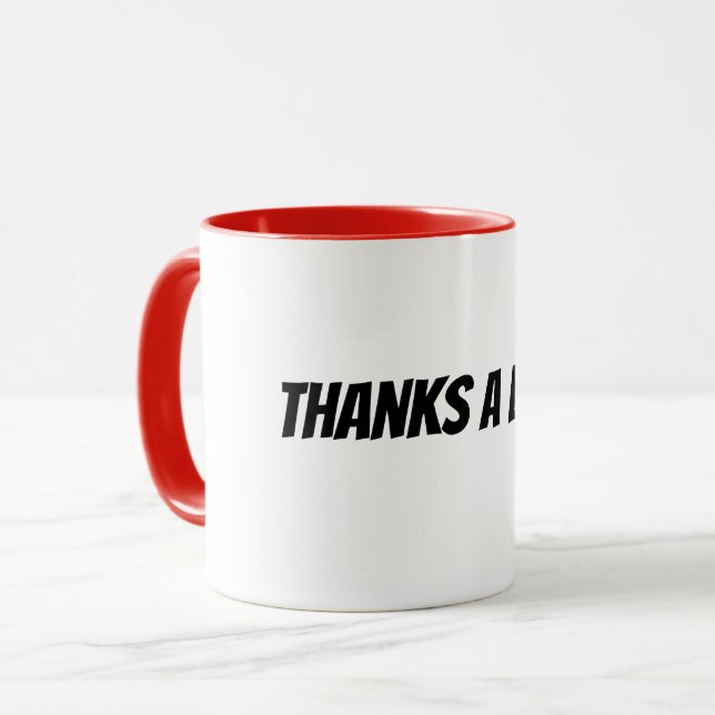 Mug merci beaucoup (Devant gauche)