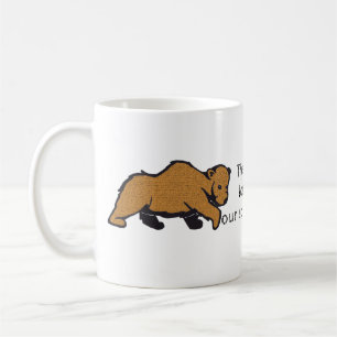 Mug Merci Chef Scoutisme Ours Brown Artistique