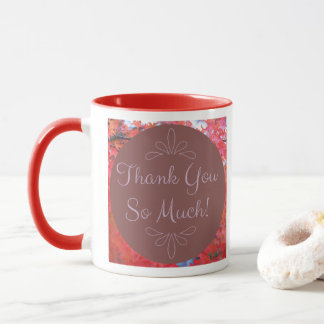 Mug Merci d'automne tellement de feuilles Feuilles rou
