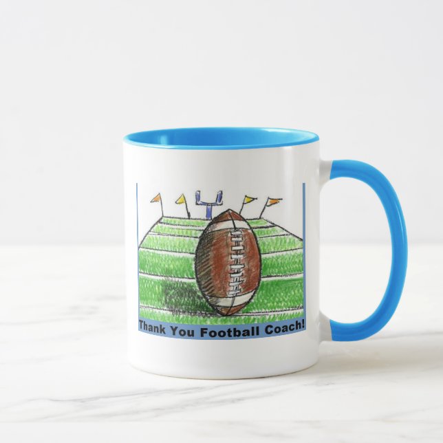 Mug Merci de football (Droite)