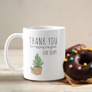 Mug Merci de m'avoir aidé à faire grandir Professeur d