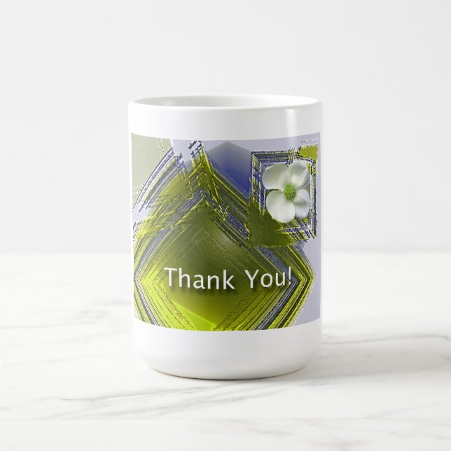 Mug Merci de reconnaissance des employés Floral (Centre)