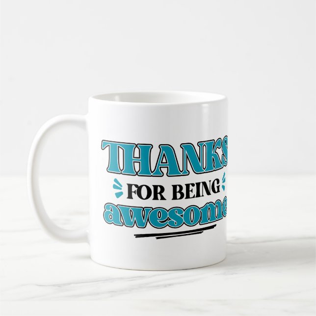 Mug Merci d'être génial (Gauche)