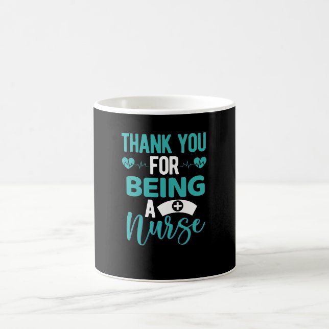 Mug Merci d'être infirmière- appréciation (Centre)