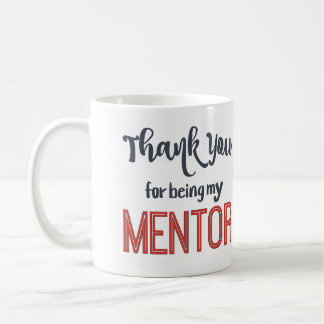 Mug Merci d'être mon mentor muet