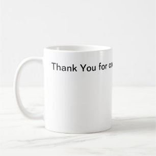 Mug Merci d'être venu au travail aujourd'hui