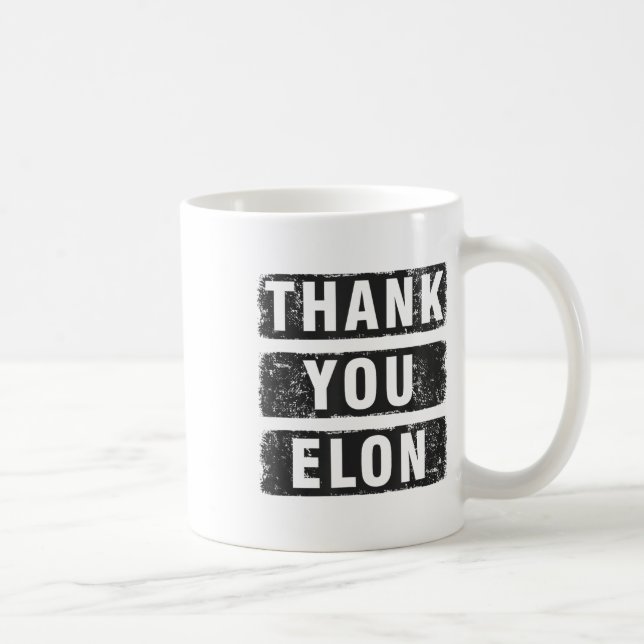 Mug Merci Elon (Droite)