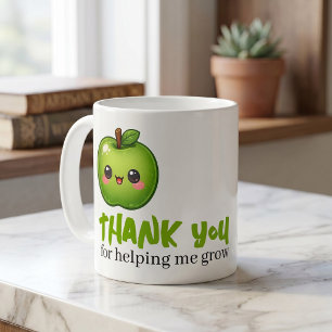 Mug Merci enseignant de m'avoir aidé à grandir