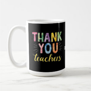 Mug Merci Enseignants et étudiants Diplôme Cadeau