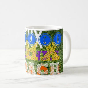 Mug Merci Entraîneur Texte Coloré Équipe de Sport Gazo