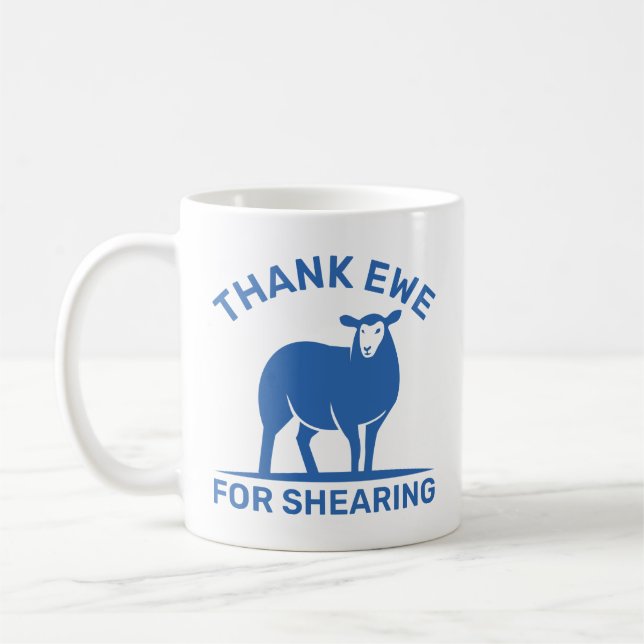 Mug Merci Ewe pour sa décision (Gauche)