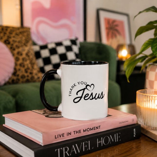 Mug 'Merci Jésus' Quotidien Dévotion Prière Moment de  (Créateur téléchargé)