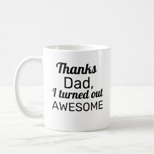 Mug Merci Papa, j'ai trouvé ça génial