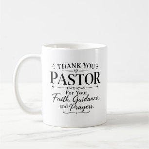 Mug Merci Pasteur – Pour Votre Guidance De Foi
