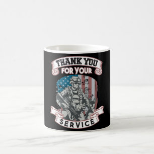 Mug Merci patriotique pour votre fête des anciens com