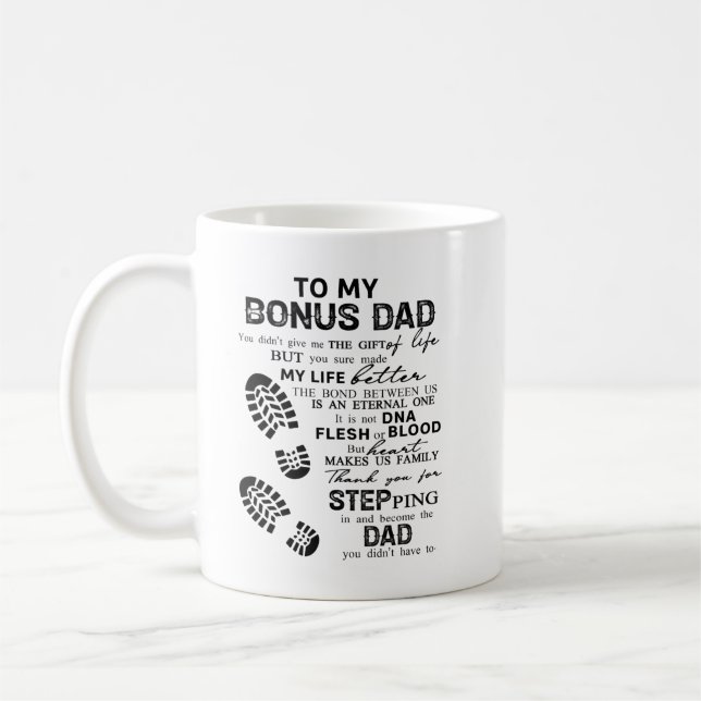 Mug Merci Pour Embarquer Dans L'Impression, Étape Papa (Gauche)