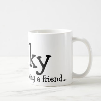 Mug Merci pour être un ami…, Wilky
