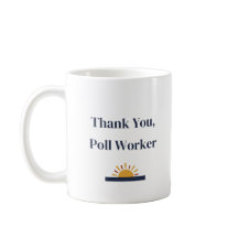 Mug Merci pour l'agent électoral