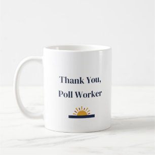 Mug Merci pour l'agent électoral
