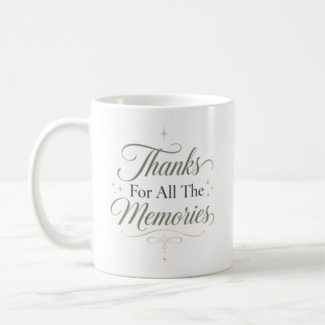 Mug Merci pour tous les souvenirs (Gauche)